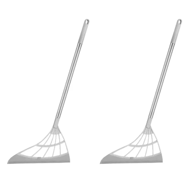 Silicone Magic Broom Mop Household Floor Cleaning Squeegee Wiper Bathroom Toilet Water Sweeper High Place Glass Scraper Tool