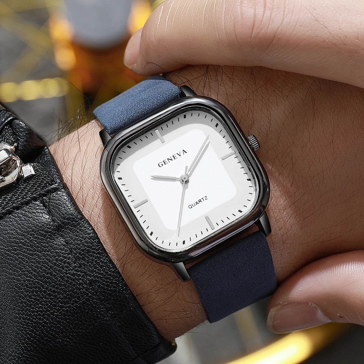 Minimalist Square-Dial Watch