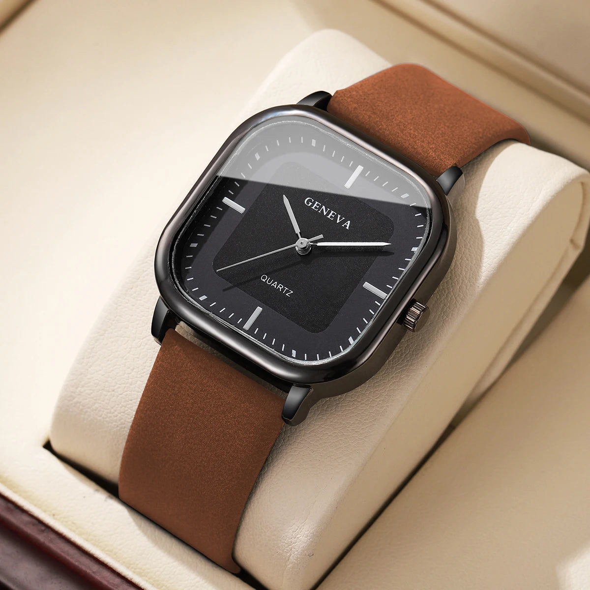 Minimalist Square-Dial Watch