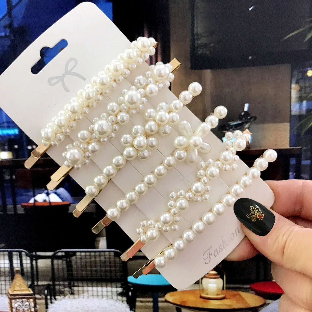 Pearl Hair Clips Set