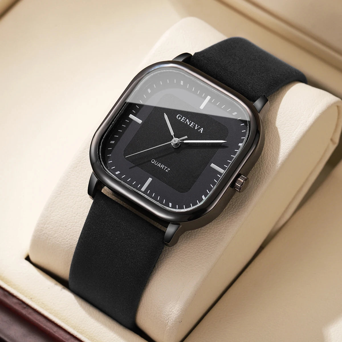 Minimalist Square-Dial Watch