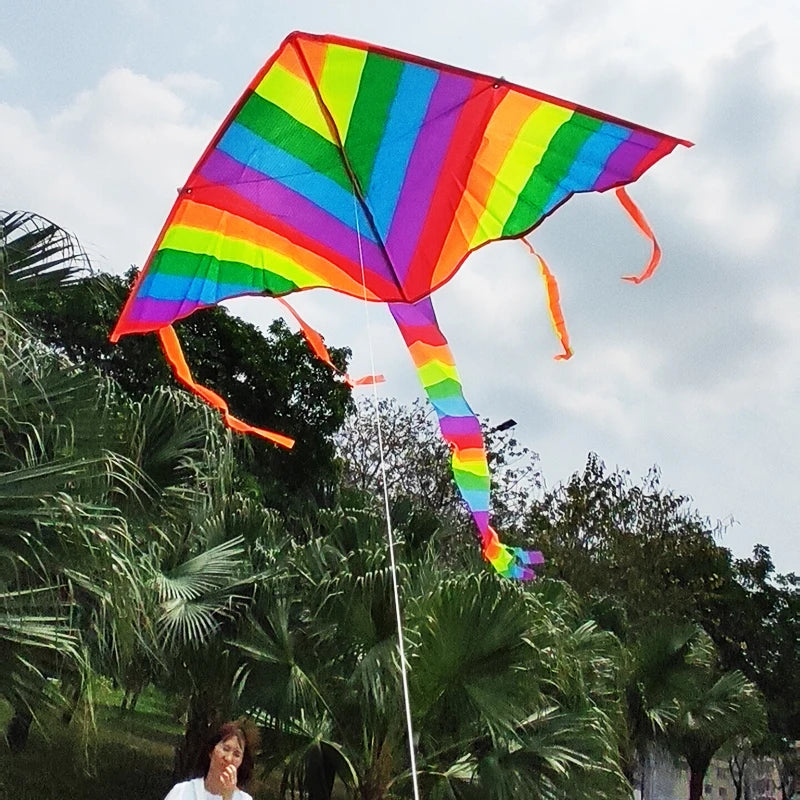 Rainbow Kite with 30m Line