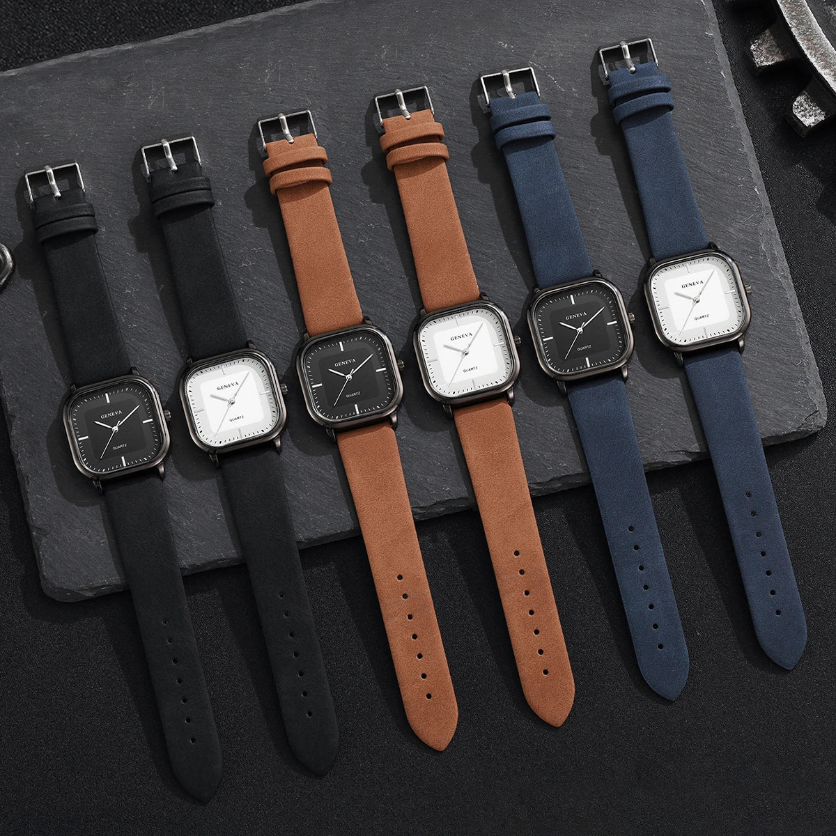 Minimalist Square-Dial Watch