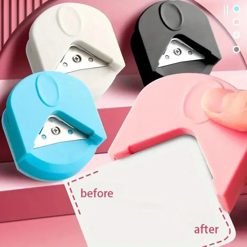 1Pcs R4 Corner Rounder Punch, Portable Paper Card Corner Cutter for DIY Photo Scrapbook Office Craft