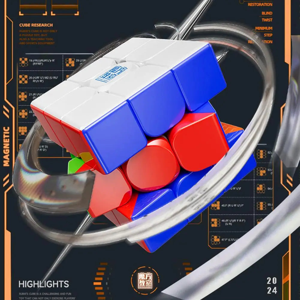 Magnetic 3x3 Magic Cube Magnetic Levitation Speed Cube Birthday Christmas Gifts Fidget Puzzle Toys For Kids Children 2026