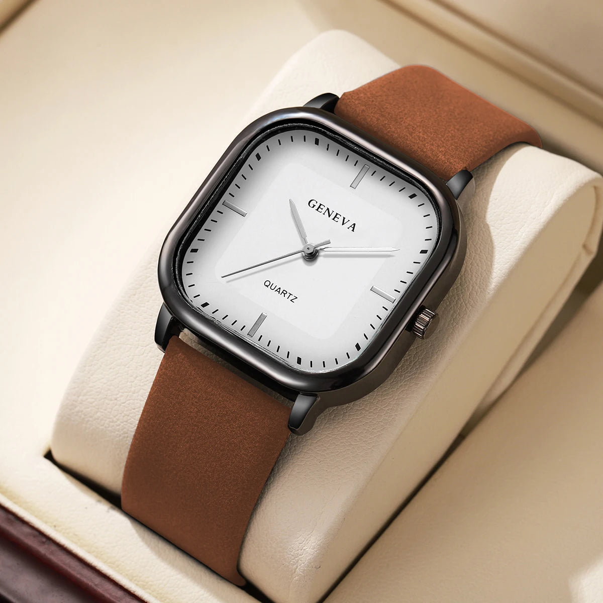 Minimalist Square-Dial Watch