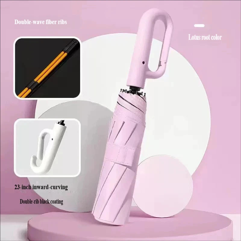 Automatic Folding Umbrella – Sun & Rain