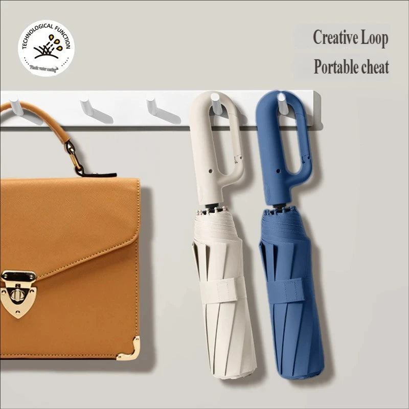 Automatic Folding Umbrella – Sun & Rain