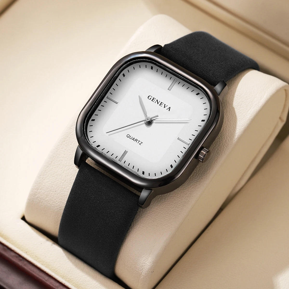 Minimalist Square-Dial Watch