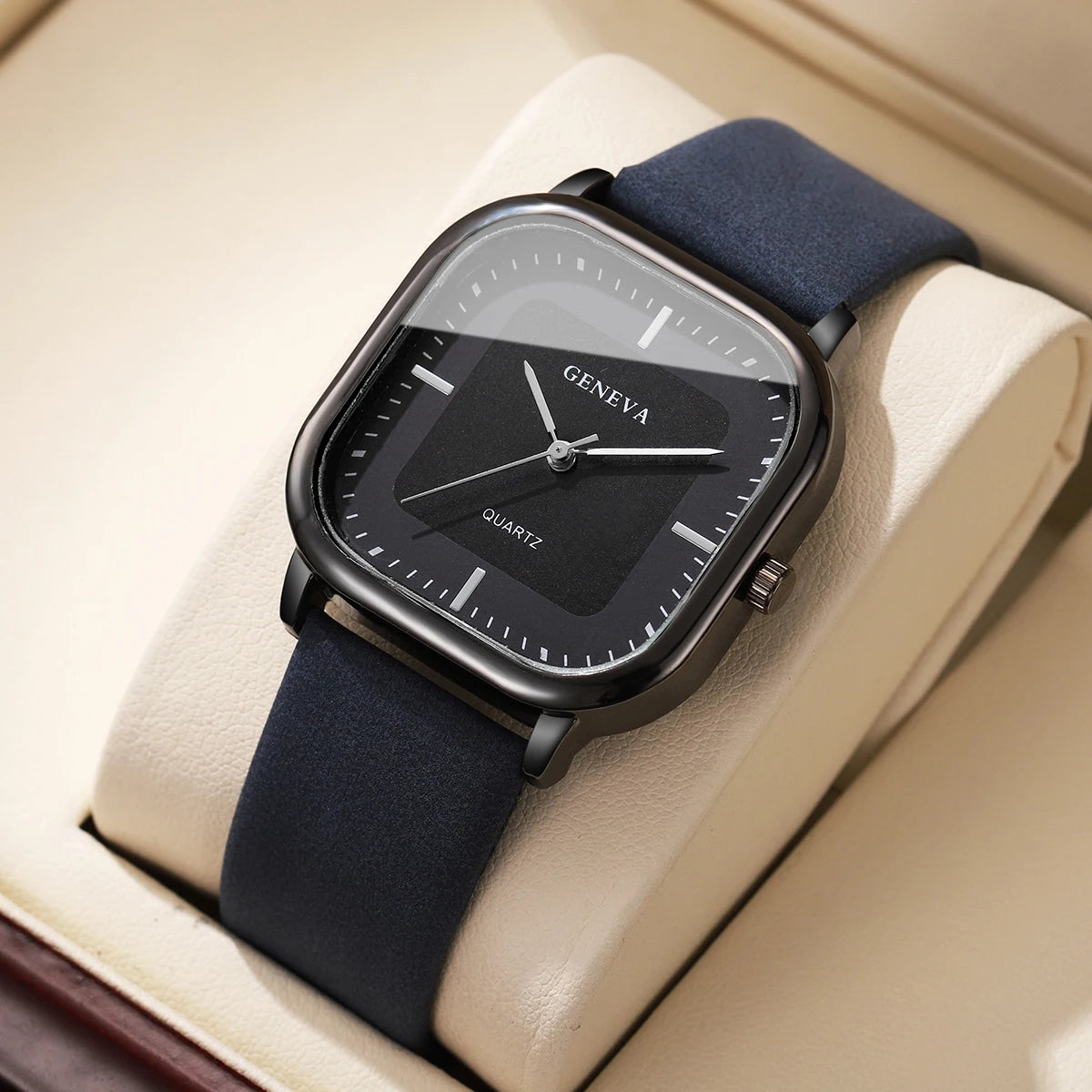 Minimalist Square-Dial Watch