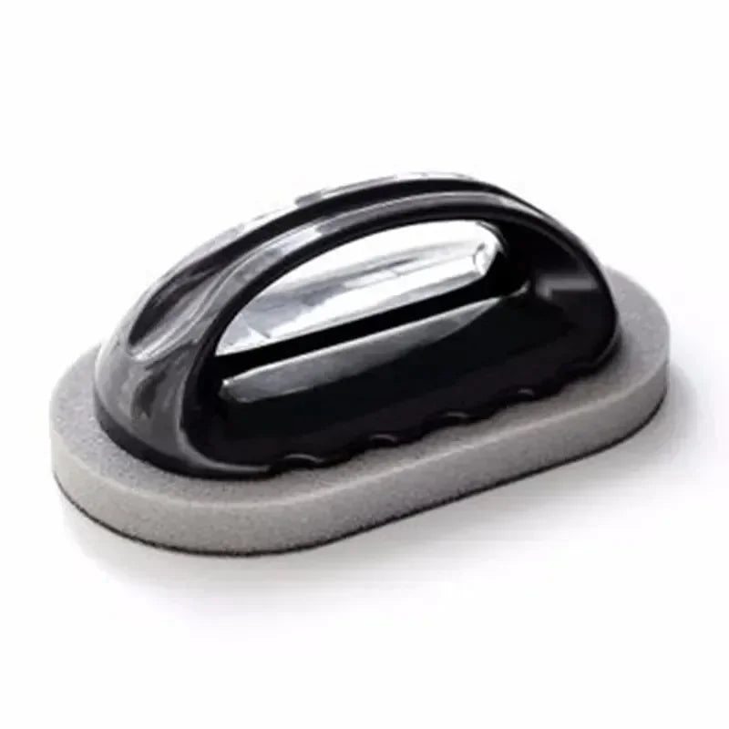 Magic Emery Sponge Brush Cleaner Kitchen Bath Rust Strong Decontamination Cleaning Tools With Handle Household Tools