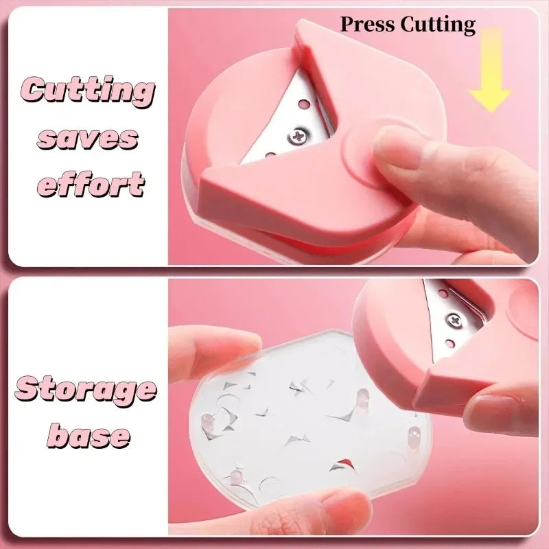 1Pcs R4 Corner Rounder Punch, Portable Paper Card Corner Cutter for DIY Photo Scrapbook Office Craft