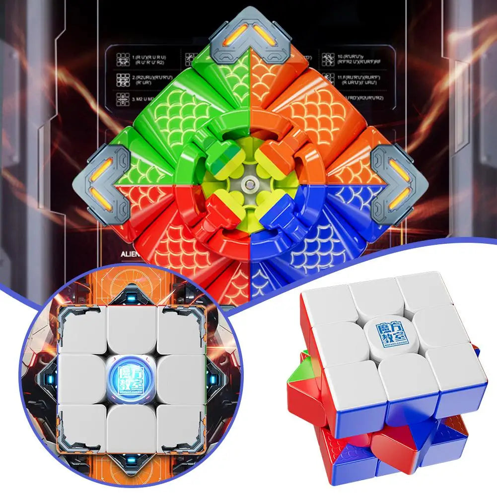 Magnetic 3x3 Magic Cube Magnetic Levitation Speed Cube Birthday Christmas Gifts Fidget Puzzle Toys For Kids Children 2026