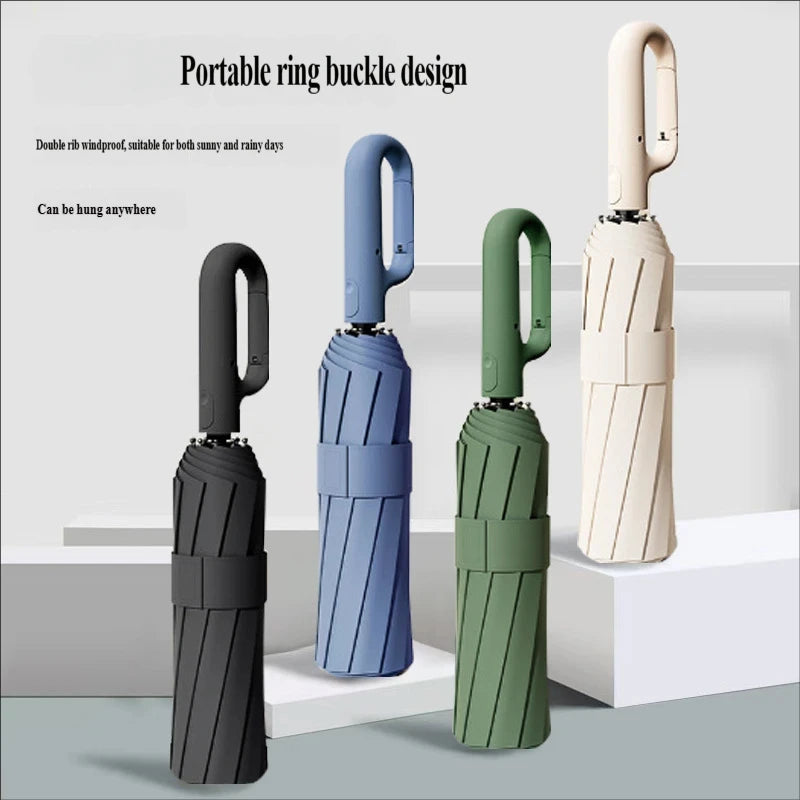 Automatic Folding Umbrella – Sun & Rain