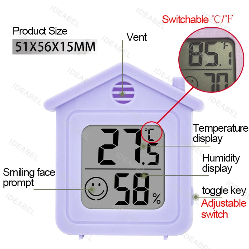 Mini Digital Thermometer & Humidity Meter